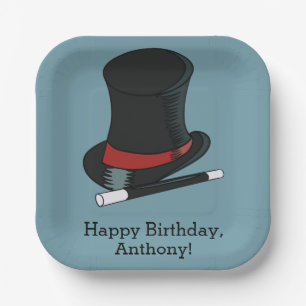 Magicians Pet Magic Show Birthday Party Papieren Bordje