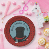 Magicians Pet Magic Show Birthday Party Papieren Bordje (Feest)