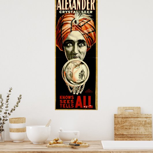  Magicians Playbill 1910 Poster (Keuken)