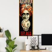  Magicians Playbill 1910 Poster (Thuiskantoor)