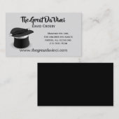 Magicians Top Hat Visitekaartje (Voorkant / Achterkant)