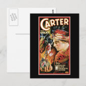  Magiciër Carter de Grote Briefkaart (Voorkant / Achterkant)