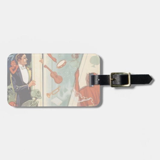 Magiciër Carter de Grote Magische Wet Bagagelabel (Voorkant horizontaal)