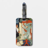 Magiciër Carter de Grote Magische Wet Bagagelabel (Achterkant verticaal)