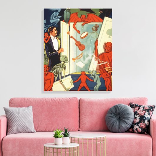  Magiciër Carter de Grote Magische Wet Canvas Afdruk (Insitu (Woonkamer))