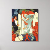 Magiciër Carter de Grote Magische Wet Canvas Afdruk (Voorkant)