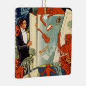  Magiciër Carter de Grote Magische Wet Keramisch Ornament (Rechts)