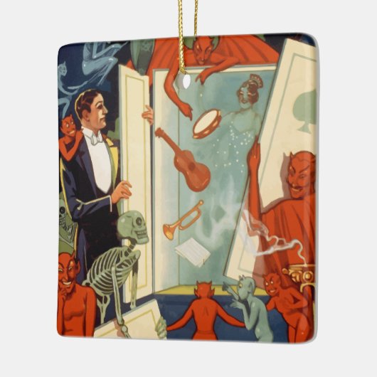  Magiciër Carter de Grote Magische Wet Keramisch Ornament (Links)