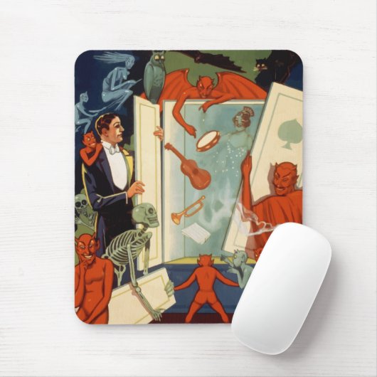  Magiciër Carter de Grote Magische Wet Muismat (Met muis)