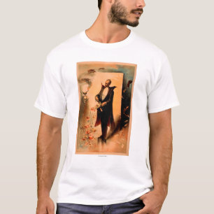 Magiciër die Rozen uit het Poster van het Pet haa T-shirt
