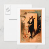 Magiciër die Rozen uit het Poster van het Pet haal Briefkaart (Voorkant / Achterkant)