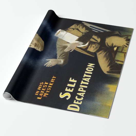 Magiciër Harry Kellar Zelfdecapitatie Cadeaupapier (Uitgerold)