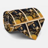 Magiciër Harry Kellar - zelfmoordsteen Stropdas (Opgerold)