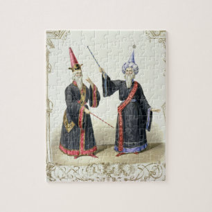 Magiciërs bij het Carnival in Berlijn, 1836 (kleu Legpuzzel