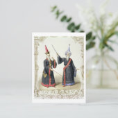 Magiciërs bij het Carnival in Berlijn, 1836 (kleur Briefkaart (Staand voorkant)