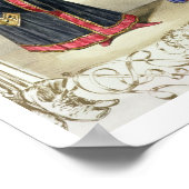 Magiciërs bij het Carnival in Berlijn, 1836 (kleur Poster (Hoek)