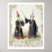 Magiciërs bij het Carnival in Berlijn, 1836 (kleur Poster (Voorkant)