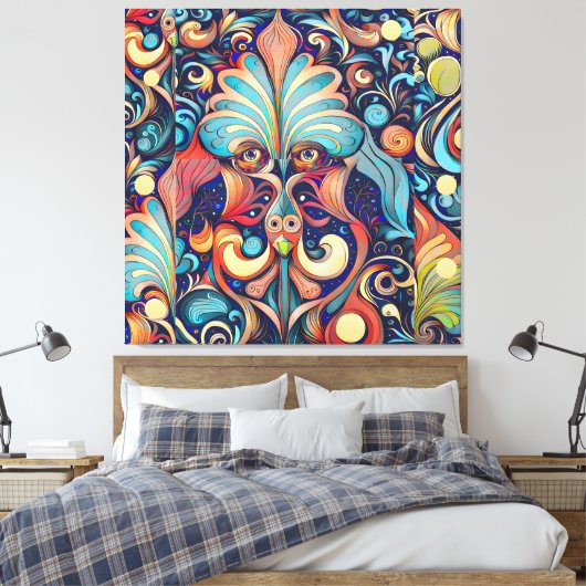 Magicisch Canvas Afdruk (Insitu (Slaapkamer))