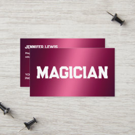 Magicisch Contactkaartje