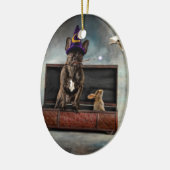 Magicisch en Vriend Keramisch Ornament (Links)