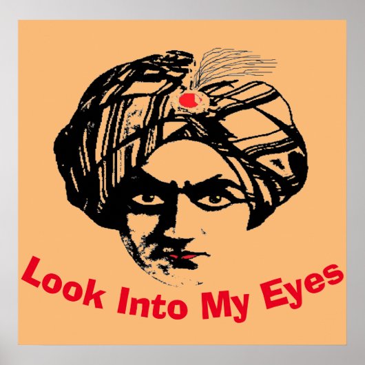 Magicisch gezicht, voeg tekst Poster toe (Voorkant)