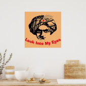 Magicisch gezicht, voeg tekst Poster toe (Keuken)