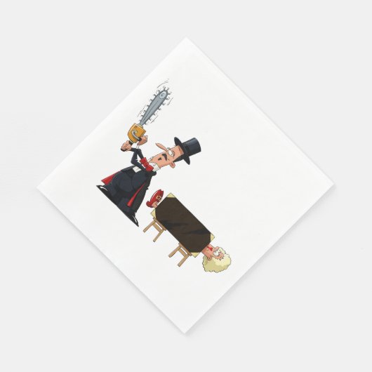 Magicisch optreden servet (Hoek)