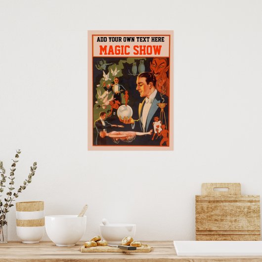 Magicisch Poster - Maak uw eigen _ Jouw naam (Keuken)