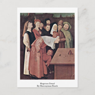 Magicische Detail door Hieronymus Bosch Briefkaart
