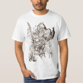 Magicische dragon t-shirt (Voorkant)