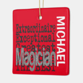 Magicische Extraordinaire CUSTOM Keramisch Ornament (Links)