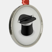 Magicische grond en Pet Metalen Ornament (Rechts)