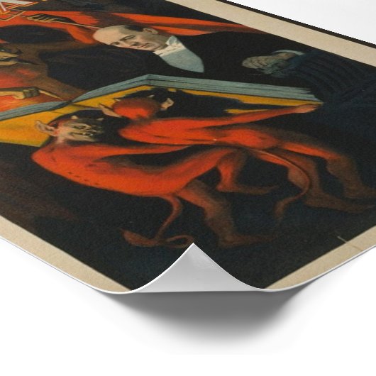  Magicische illustratie Poster (Hoek)