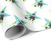 Magicische jongen met konijn in het pet cadeaupapier (Rol Hoek)