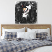 Magicische kaarten en speelkaarten Abracadabra - T Canvas Afdruk (Insitu (Slaapkamer))