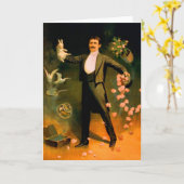  Magicische konijnen Rozen Doves Magische Tricks Kaart (Gele Bloem)