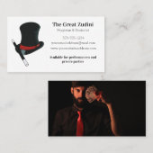 Magicische Petten en illusionisten uit de Magische Visitekaartje (Voorkant / Achterkant)