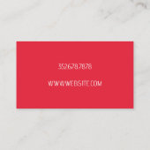 Magicische Poker Visitekaartje (Achterkant)