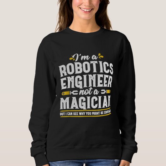 Magicische Robotica Engineer Computer Science Mech Trui (Voorkant)
