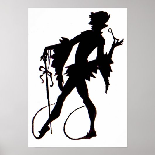 magicische silhouette uit de jaren 20 poster (Voorkant)