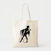 magicische silhouette uit de jaren 20 tote bag (Voorkant)