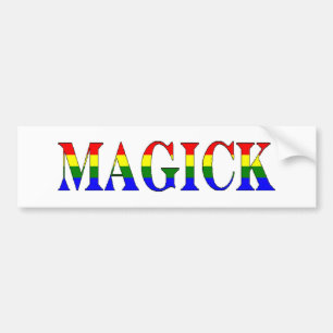 Magick Bumpersticker