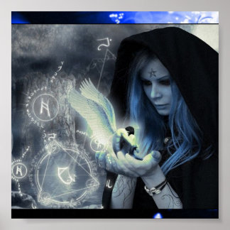 Magick in haar handen poster