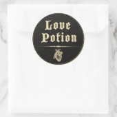 Magick - Love Potion Ronde Sticker (Tas)