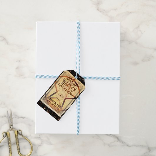 Magick Mystical Gathering Fortune Teller Eye Party Cadeaulabel (Met Touw)