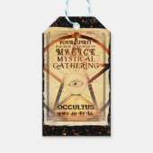 Magick Mystical Gathering Fortune Teller Eye Party Cadeaulabel (Voorkant)