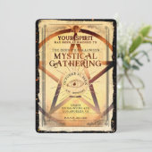 Magick Mystical Gathering Fortune Teller Eye Party Kaart (Staand voorkant)