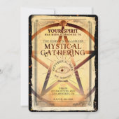 Magick Mystical Gathering Fortune Teller Eye Party Kaart (Voorkant)