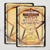 Magick Mystical Gathering Fortune Teller Eye Party Kaart (Voorkant / Achterkant)