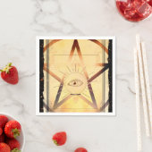 Magick Mystical Gathering Fortune Teller Eye Party Servet (Insitu)